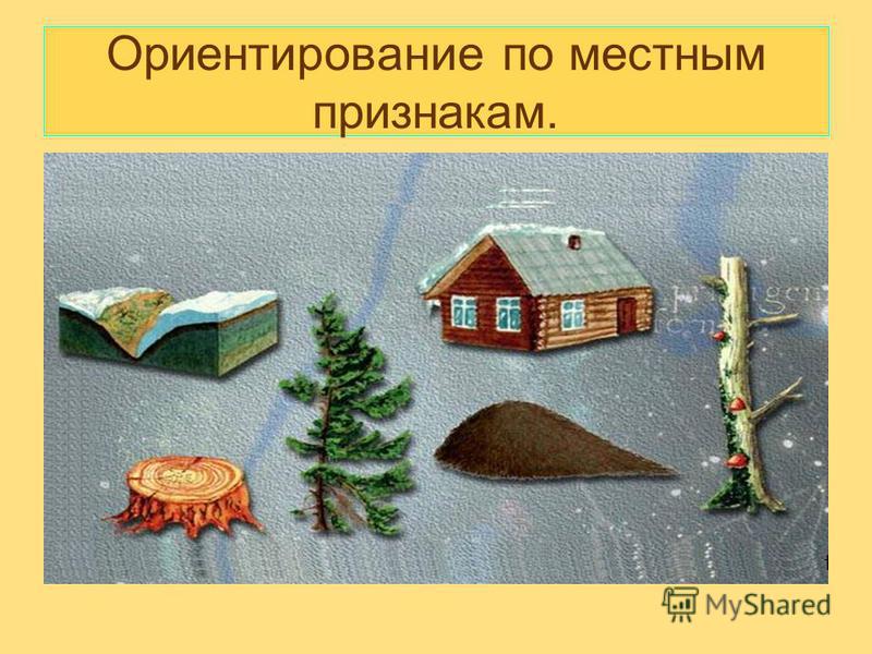 Ориентирование по местным признакам