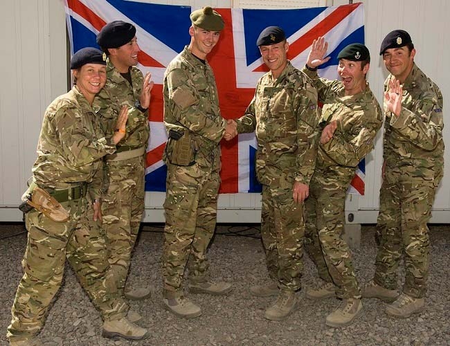 Солдаты британской армии