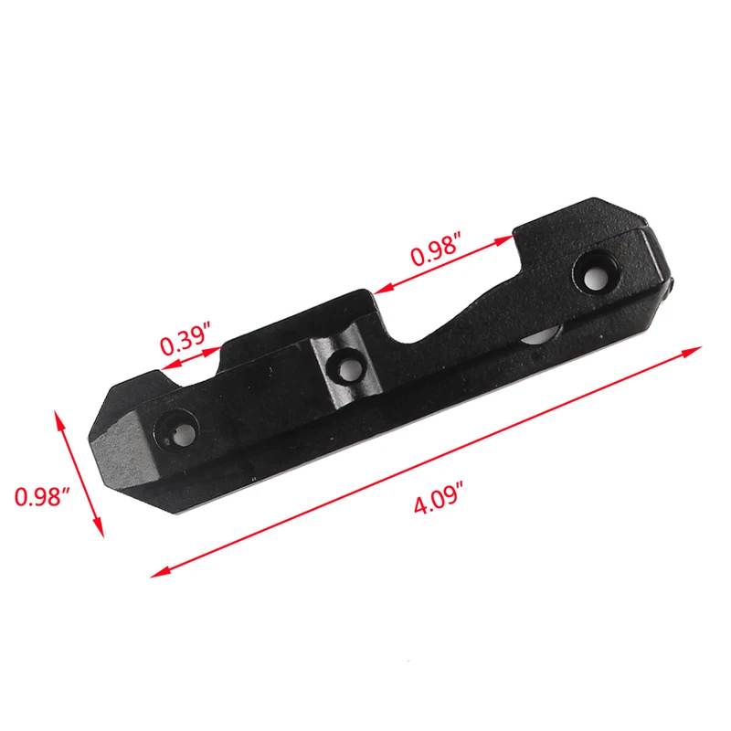 Tactical Airsoft Scope Side Rail Mount Metal Dovetail Adapter for Stamped Blank Receiver Hunting Accessories RL2-0032-12
