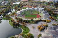 Стадион Olympiastadion в Мюнхене. 