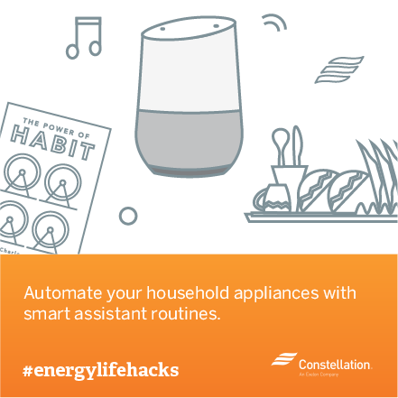 energy saving tip - use smart assistants