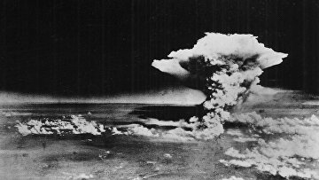 Взрыв американской атомной бомбы «Малыш» в Хиросиме