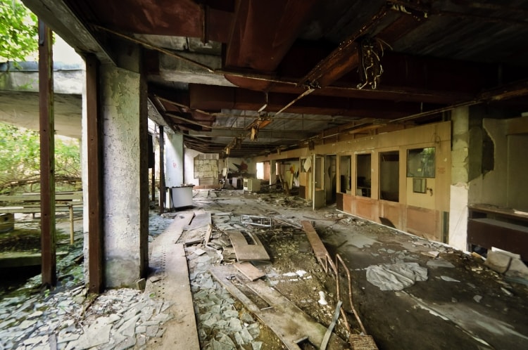 Фото дома Чернобыля после аварии