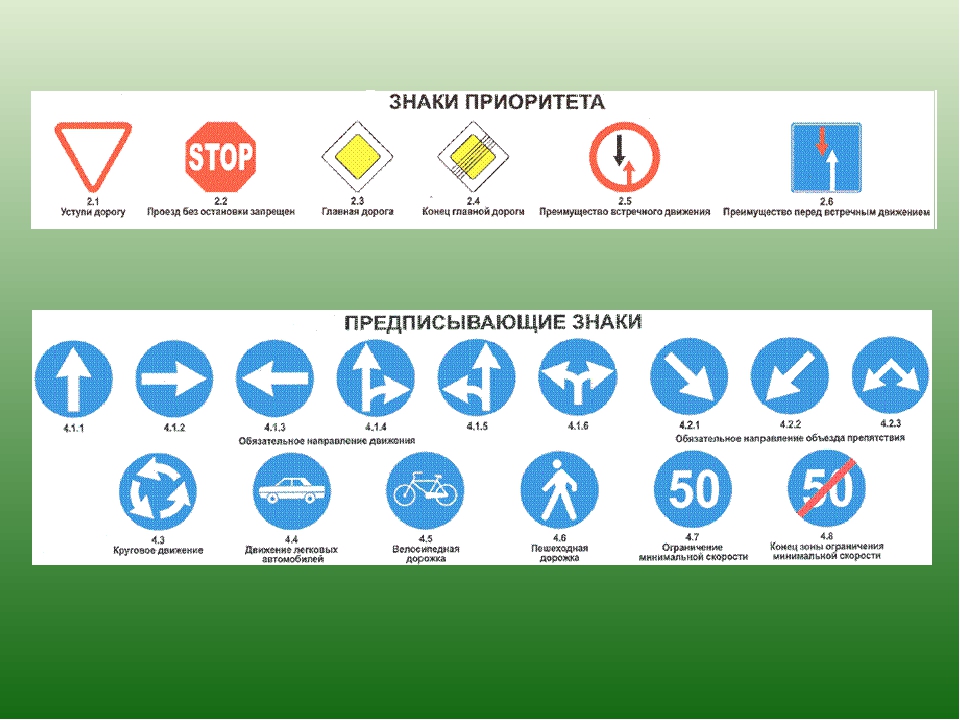 Значение каких знаков отменяются сигналами светофора ответ. Дорожные знаки предписывающие. Знаки приоритета. Знаки приоритета и предписывающие. Дорожные знаки приоритета.