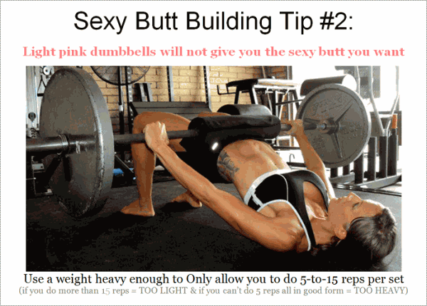 tip for bigger butt