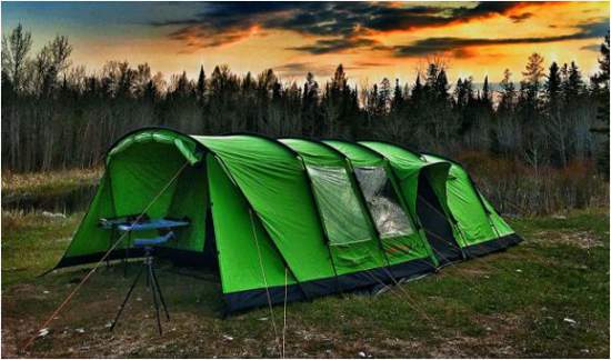 Crua Loj 6 tent with 5000 mm waterproof rating.