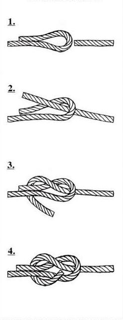 как вязать ткацкий узел