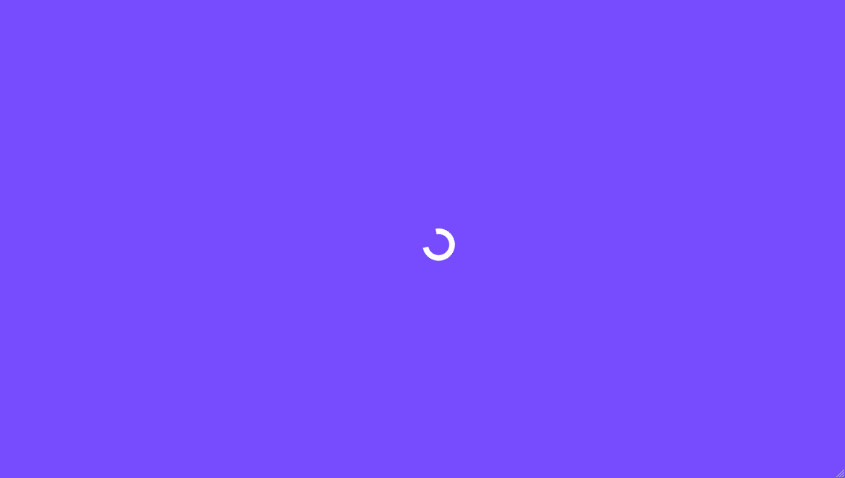 Demo image: Simple CSS-only Loading Spinner