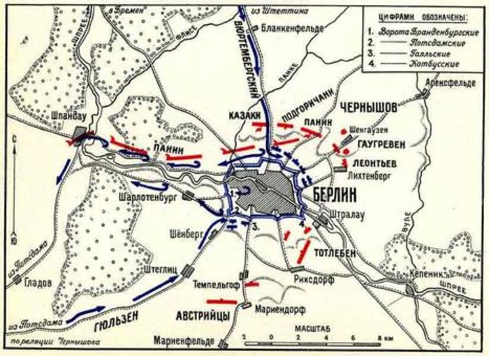 План захвата Берлина Русскими войсками