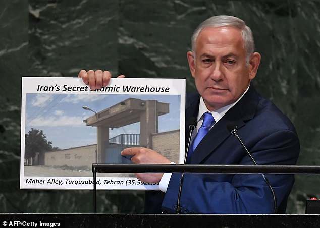 Israeli prime minister Benjamin Netanyahu has revealed what he says is a secret Iranian nuclear weapons storage site