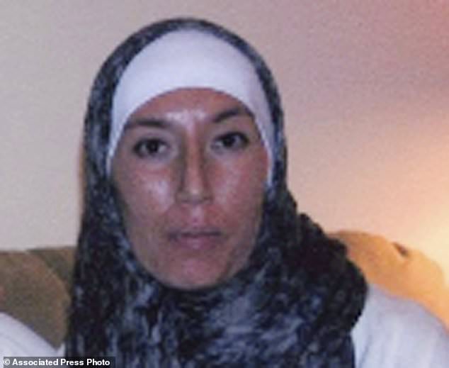 This 2012 photo released by the Department of Justice shows Monica Elfriede Witt.  The Justice Department on Wednesday announced an indictment against Monica Elfriede Witt, who defected to Iran in 2013 and is currently at-large. (Department of Justice via AP)