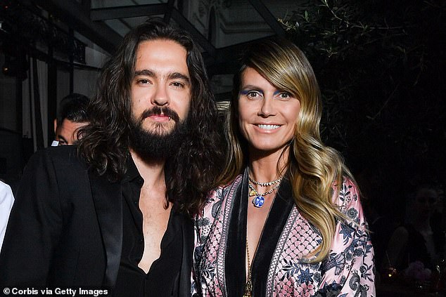 Husband and wife: Kaulitz and Klum were snapped at a Parisian gala in June