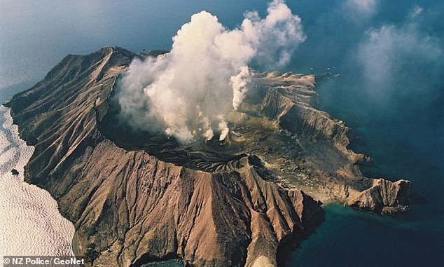 PICTURED: There were 47 people on the White Island when the volcano erupted at 2.11pm on December 9
