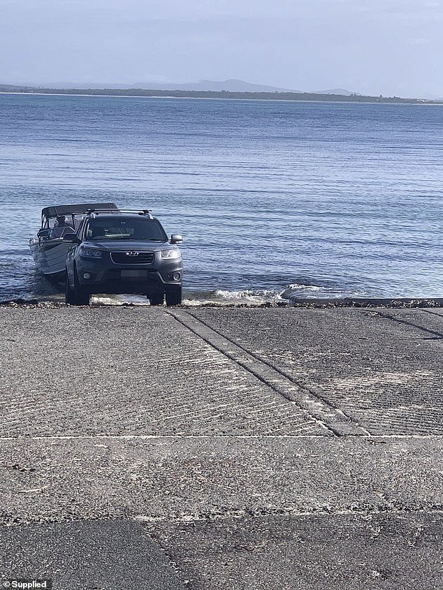 Port Stephens Council has announced on its website that it was closing its boat ramps but signs had not been erected and they were still being used last Friday (pictured)