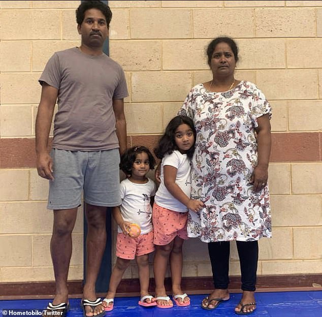 The centre is also holding a Tamil family fighting deportation to Sri Lanka after being taken from the Queensland town of Biloela