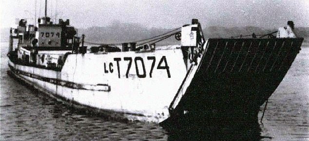 The craft was one of 800 such boats which carried tanks and military supplies on to the French beaches as part of the Allied invasion force of June 6, 1944