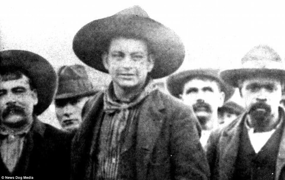 Crawford Goldsby, a 19th-century American outlaw, better known by the alias Cherokee Bill. Cherokee Bill was responsible for the murders of eight men (including his brother-in-law), he and his gang terrorised the Indian Territory for over two years. His father had white and black parents while his mother had mixed African, Indian and white ancestry