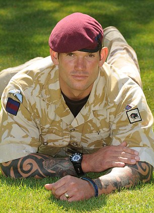 Hero: Craig Harrison saved his Army colleagues by killing two Taliban machinegunners from more than 1.5 miles away