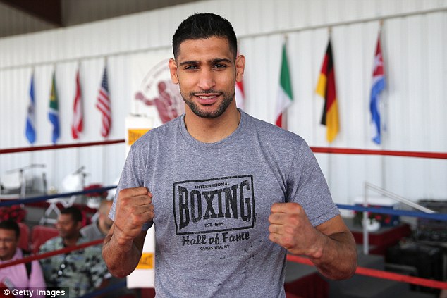 Khan is the mandatory challenger for the imminent world welterweight title fight between Garcia and Guerrero