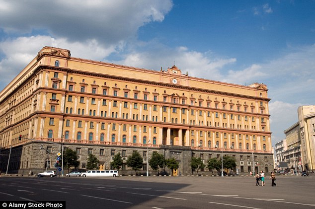 Imposing: Lubyanka Prison (pictured) is the Moscow headquarters of the FSB. It said on Thursday that the agents involved would be punished by having the conditions of their assignments changed, that some of the Academy