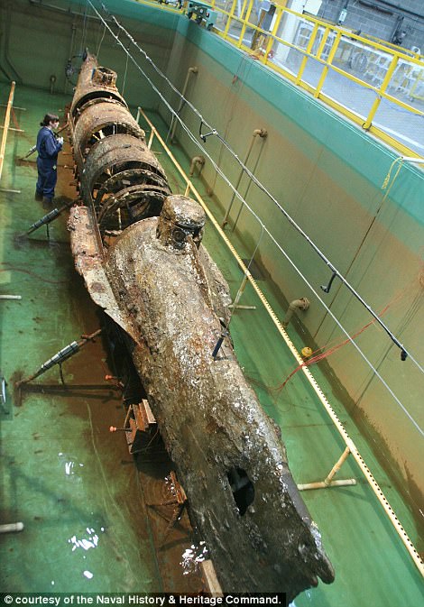The Hunley was raised from the bottom of the ocean in 2000, and two scientists have spent the past 17 years collecting the crew