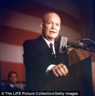 President Eisenhower refused to leave the White House during a drill in 1977. He wrote in his diary that his intention was 