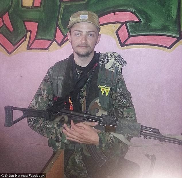 The 24-year-old was one of a number of British volunteers who travelled out to fight against ISIS with the Kurds during the Syrian conflict