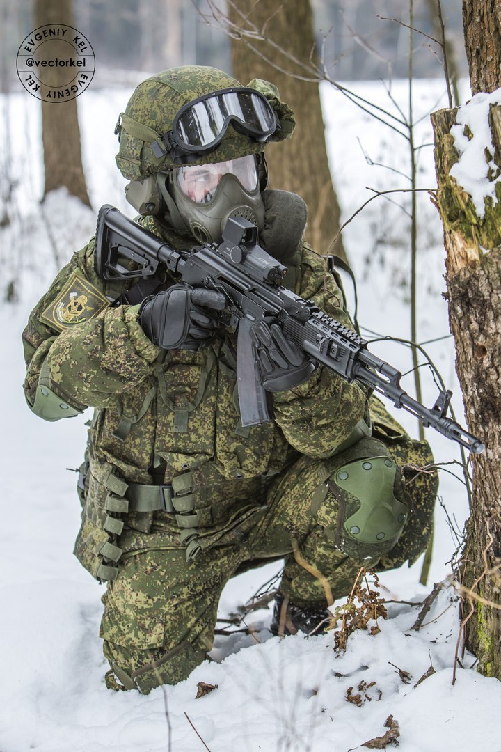 Фото в экипировке военных