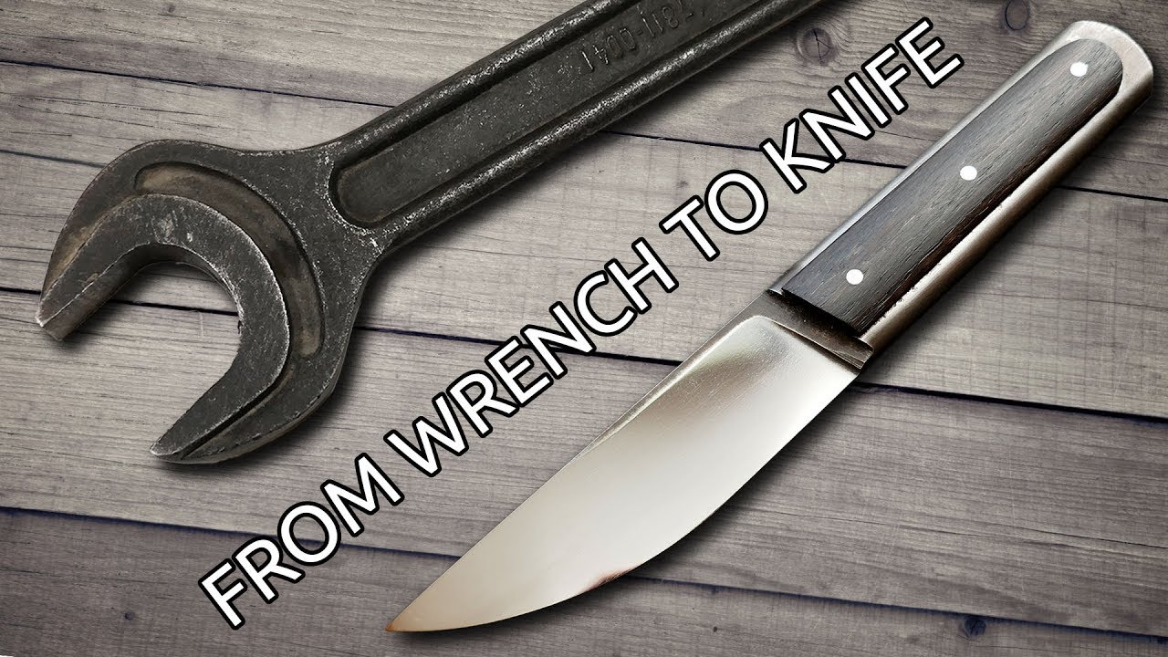 Как сделать нож из гаечного ключа
