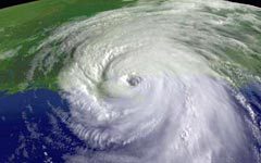 Вид урагана "Катрина" из Космоса, фото Reuters