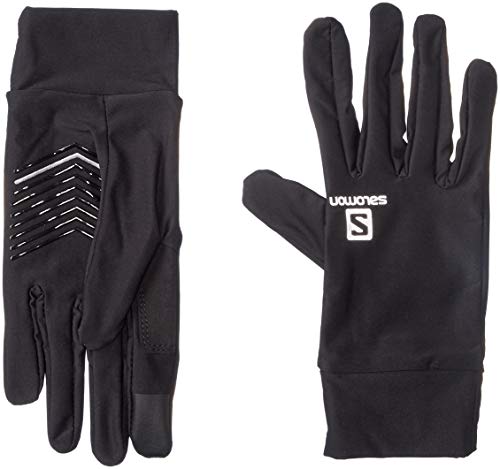 Salomon Unisex PuLong Sleevee Glove , Black/Black, Medium