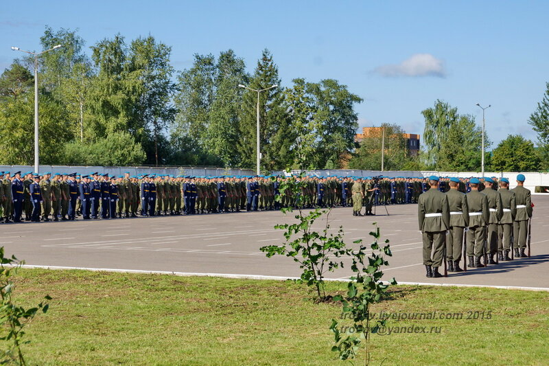 Празднование 85-летия ВДВ в 45 полку СпН ВДВ (теперь отдельная бригада), Кубинка