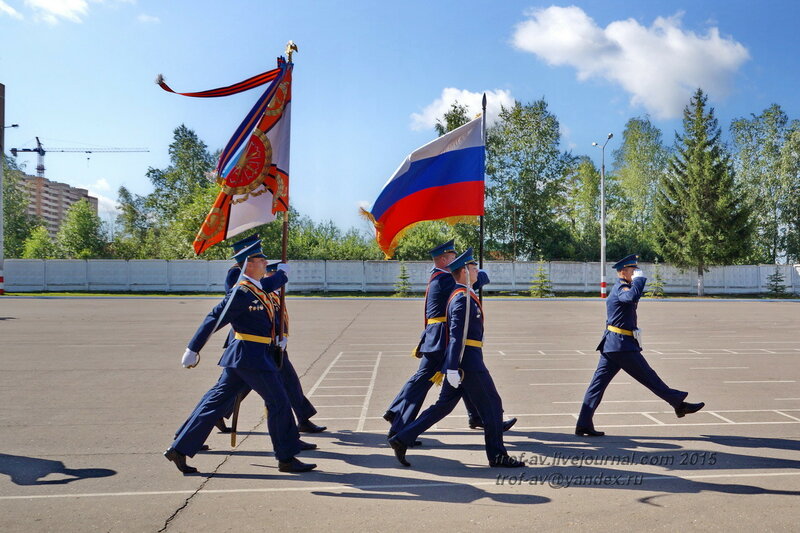 Прохождение торжественным маршем, Празднование 85-летия ВДВ в 45 полку СпН ВДВ (теперь отдельная бригада), Кубинка