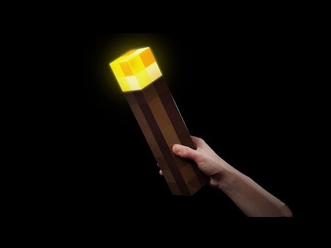 Факел из игры Minecraft (Майнкрафт)