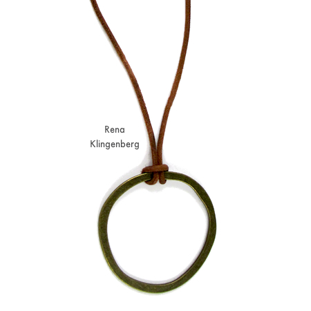 Adjustable Sliding Knot Necklace - tutorial by Rena Klingenberg