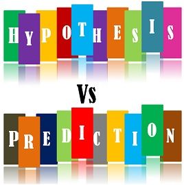 hypothesis vs prediction