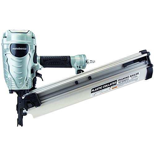 Metabo HPT Framing Nailer, The Pro Preferred Brand of Pneumatic Nailers, 21° Magazine, Accepts 2