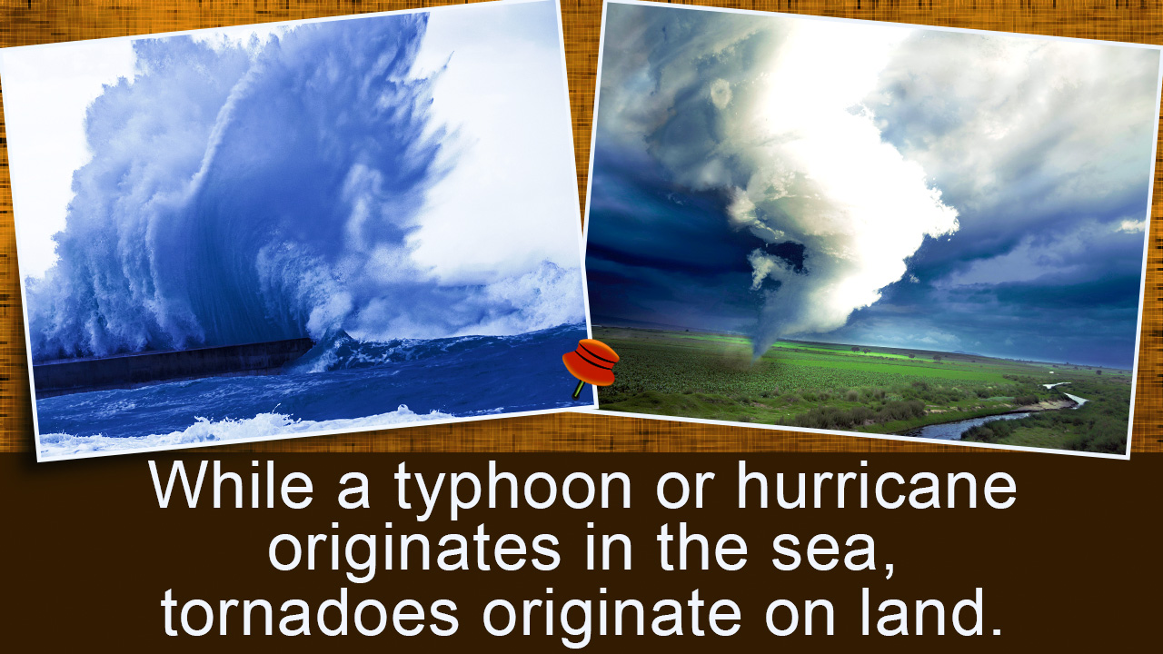 Typhoon Vs. Hurricane Vs. Tornado