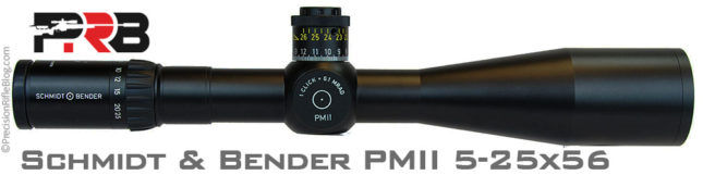 Schmidt and Bender PMII 5-25x56 DT