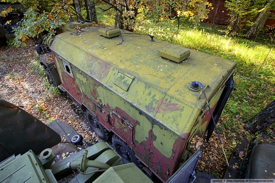 Abandoned base of Soviet military equipment view 7