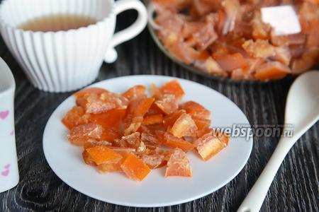 Фото рецепта Цукаты из грейпфрута