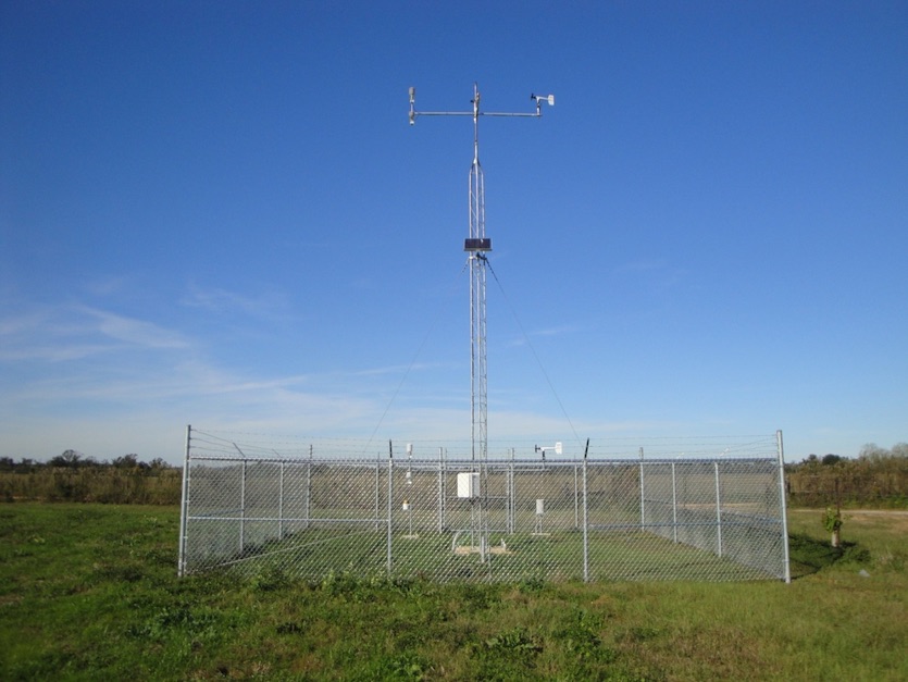 Weather station from the South Alabama Mesonet