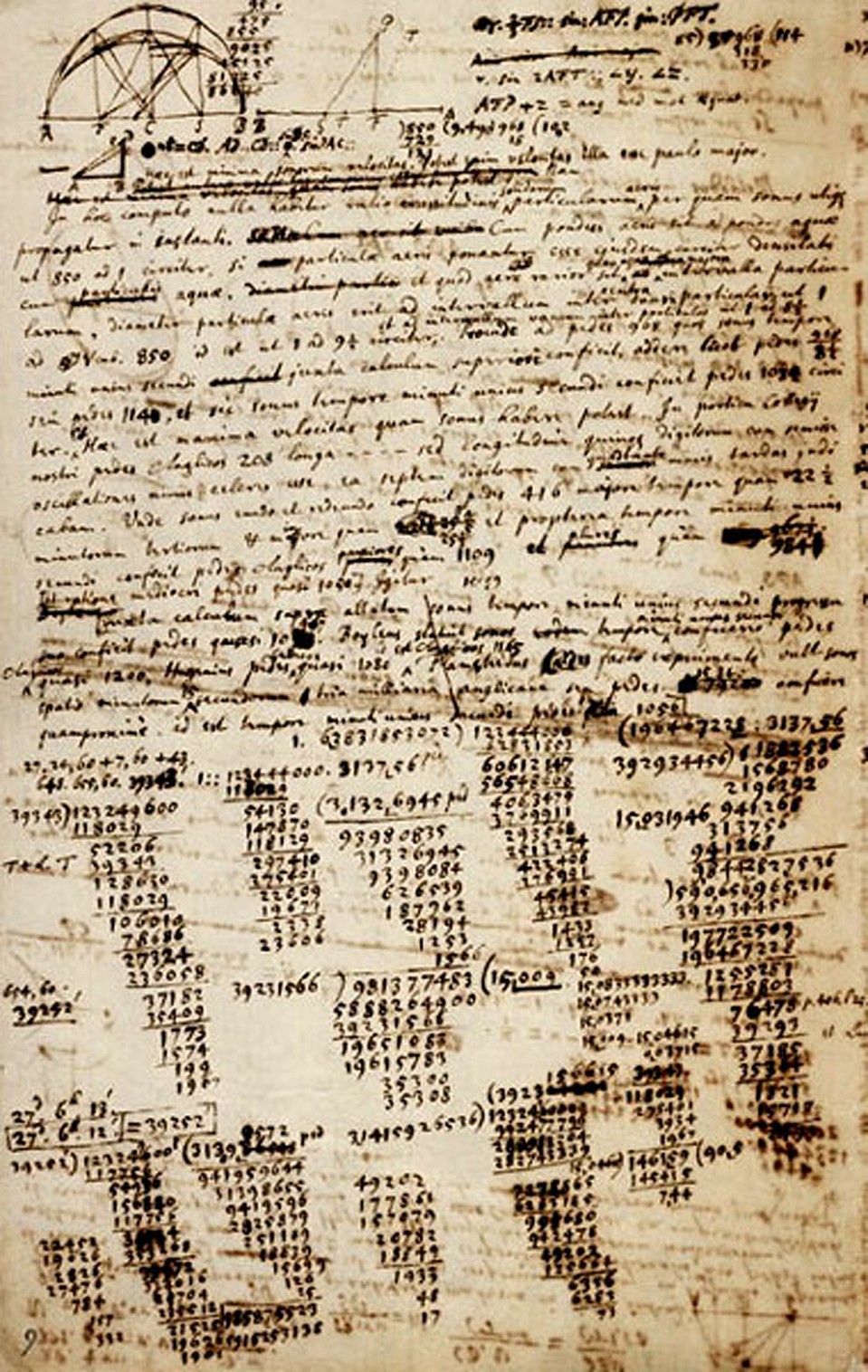 Тысячи страниц исписаны пророческими вычислениями Ньютона, который оцифровывал Библию 