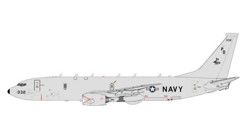 GeminiJets GMUSN101 1:400 U.S. Navy Boeing P-8 Poseidon