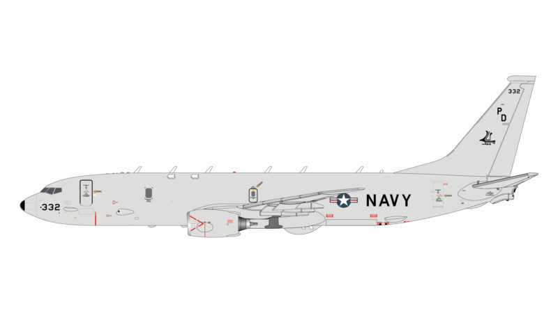 GeminiJets G2USN900 1:200 U.S. Navy Boeing P-8 Poseidon