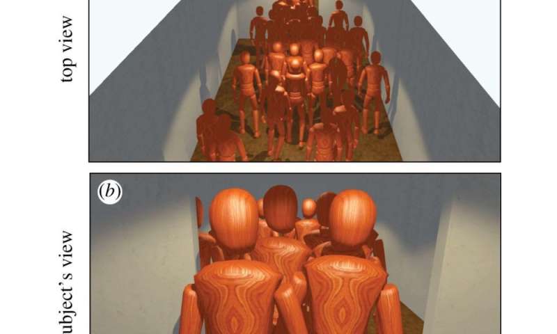 Study investigates crowd behaviour under stress in a virtual environment