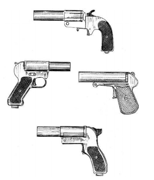 Сигнальные и осветительные 26-мм пистолеты, применявшиеся в СССР и в России в разные годы