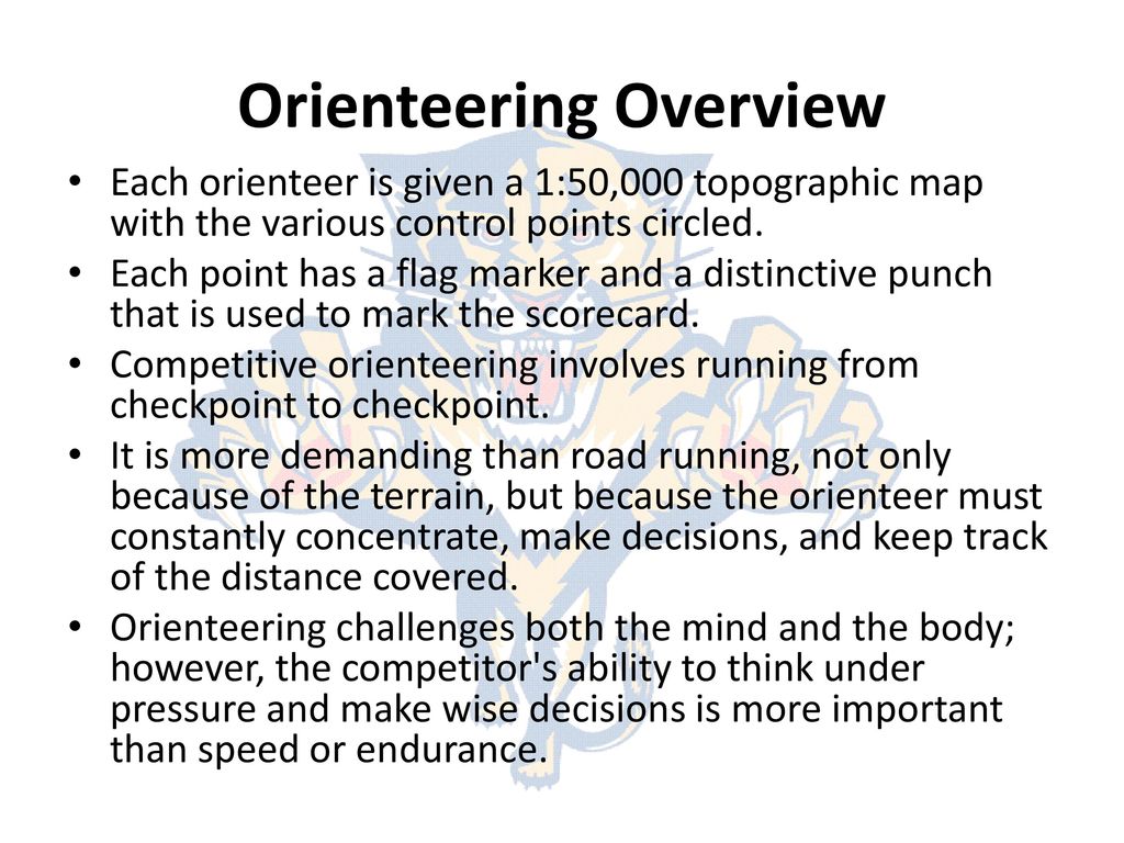 Orienteering Overview