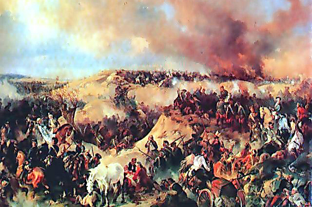 Александр Коцебу. «Кунерсдорфское сражение» (1848)