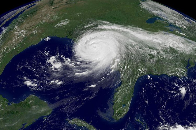 Ураган Катрина 28 августа 2005 года